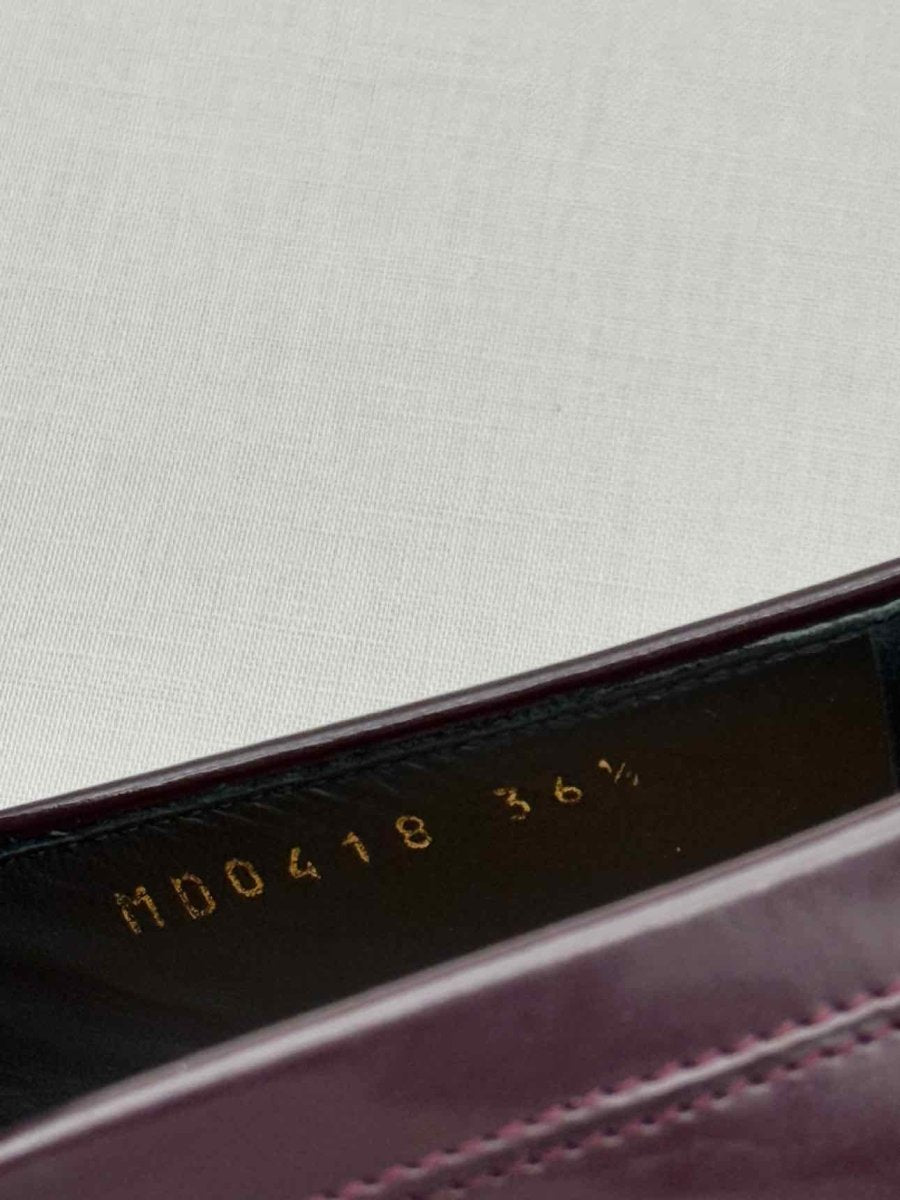 Pre - loved CHRISTIAN DIOR Burgundy Size EU 36.5 Loafers at Reems Closet