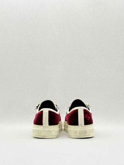 Pre - loved CHRISTIAN DIOR Burgundy Size EU 37 Sneakers at Reems Closet