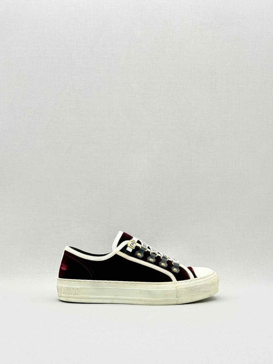 Pre - loved CHRISTIAN DIOR Burgundy Size EU 37 Sneakers at Reems Closet