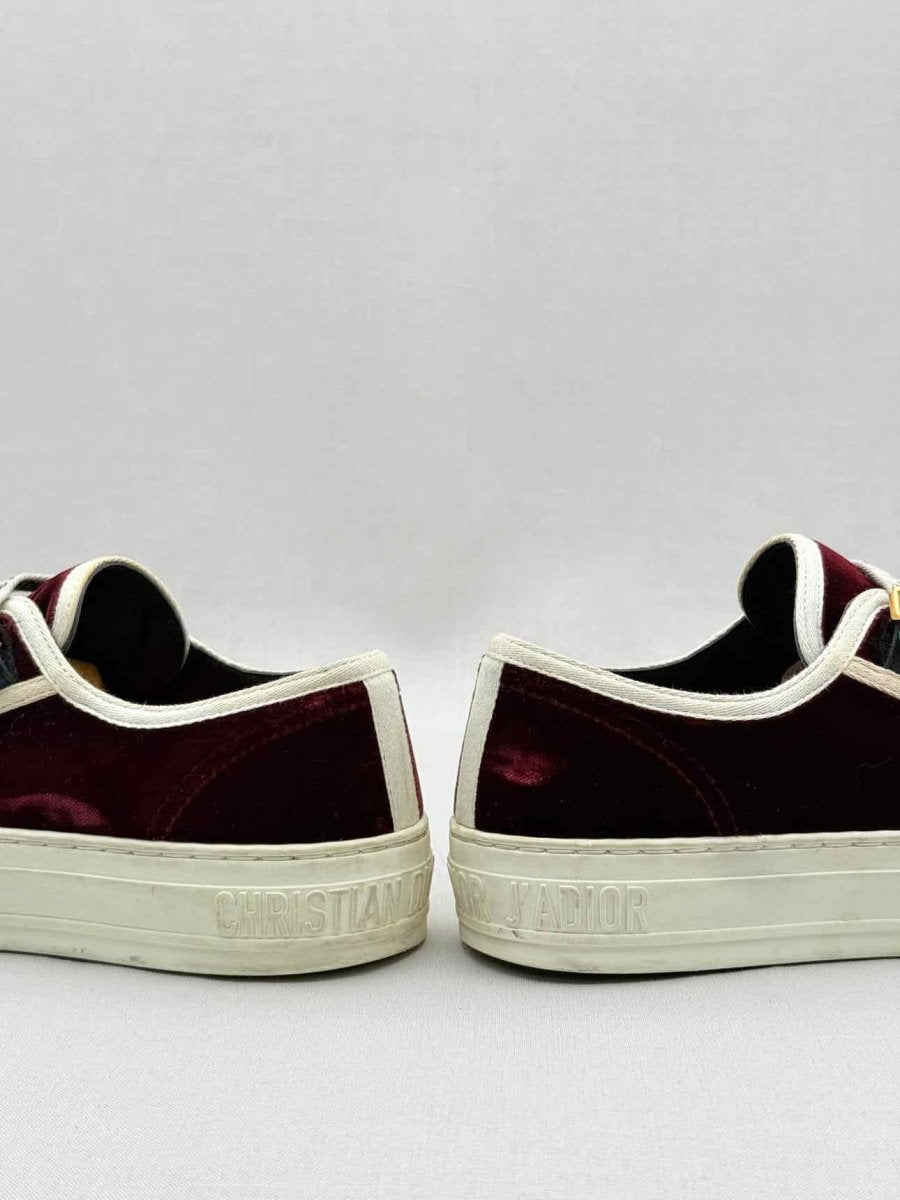 Pre - loved CHRISTIAN DIOR Burgundy Size EU 37 Sneakers at Reems Closet