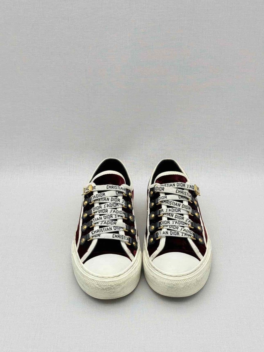 Pre - loved CHRISTIAN DIOR Burgundy Size EU 37 Sneakers at Reems Closet