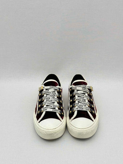 Pre - loved CHRISTIAN DIOR Burgundy Size EU 37 Sneakers at Reems Closet