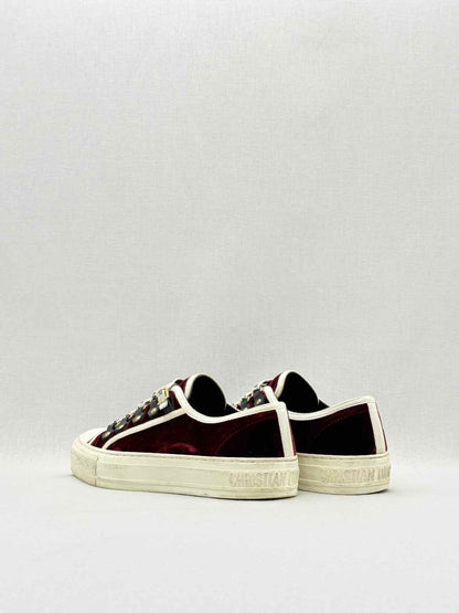 Pre - loved CHRISTIAN DIOR Burgundy Size EU 37 Sneakers at Reems Closet