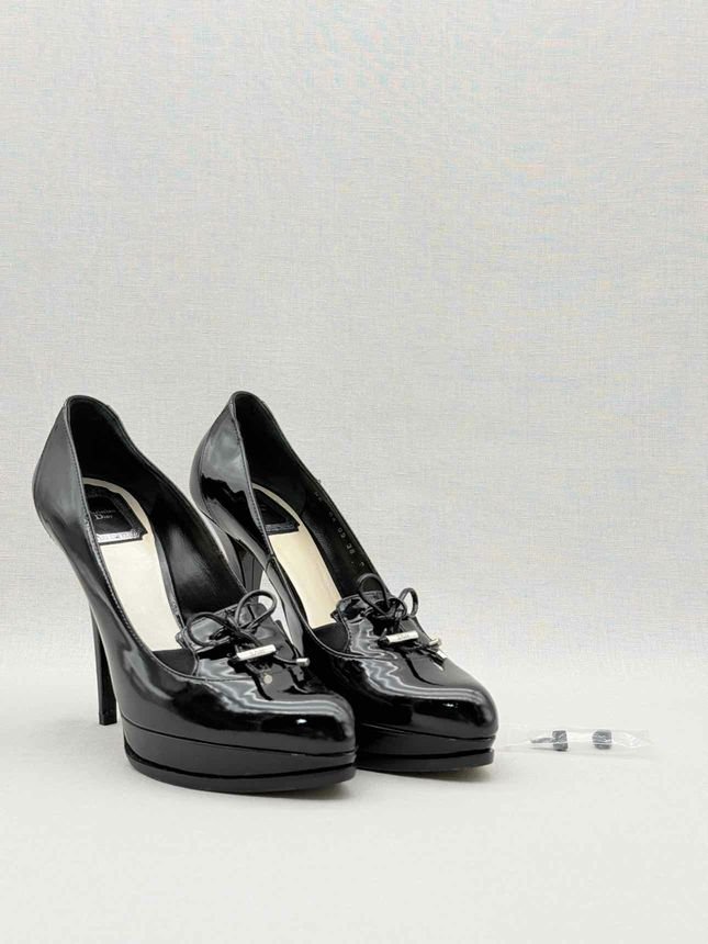 Pre - loved CHRISTIAN DIOR Corset Black Size EU 38 Pumps at Reems Closet
