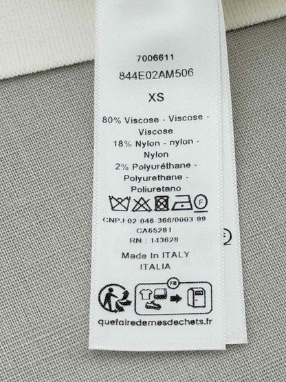 Pre - loved CHRISTIAN DIOR Crop White Size XSmall Top at Reems Closet