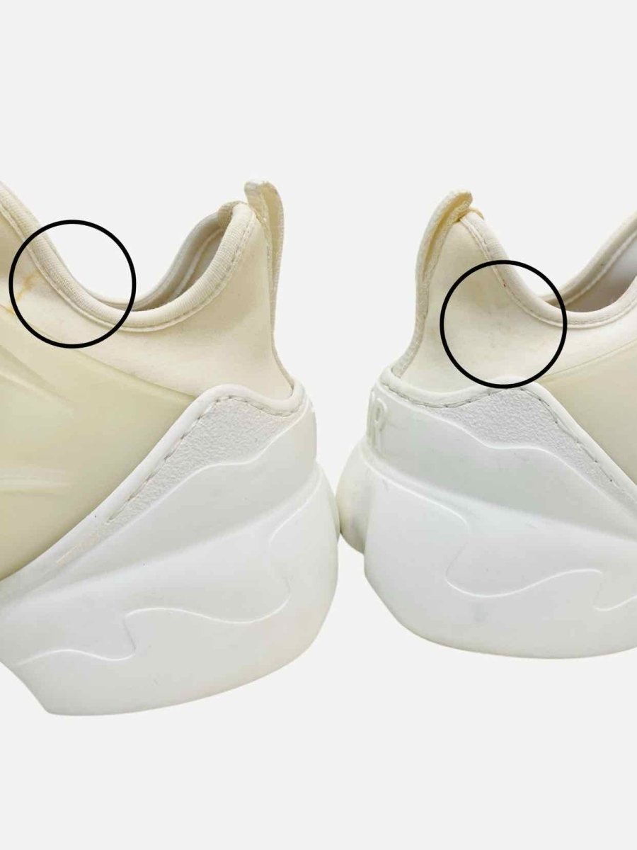 Pre - loved CHRISTIAN DIOR D - Connect White Chunky Sneakers at Reems Closet