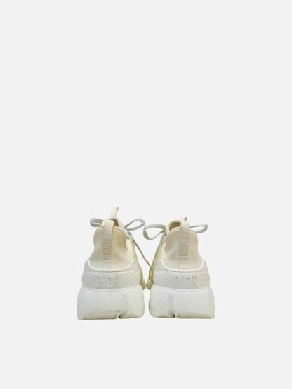 Pre - loved CHRISTIAN DIOR D - Connect White Chunky Sneakers at Reems Closet