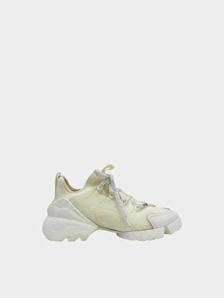 Pre - loved CHRISTIAN DIOR D - Connect White Chunky Sneakers at Reems Closet