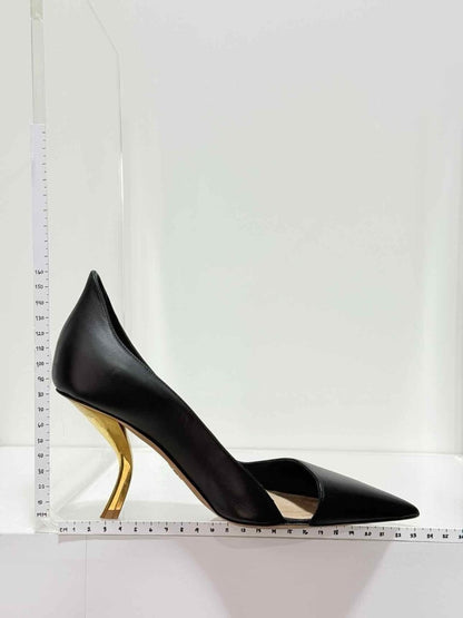 Pre - loved CHRISTIAN DIOR D - Sculpture Black Size EU 35.5 Pumps at Reems Closet