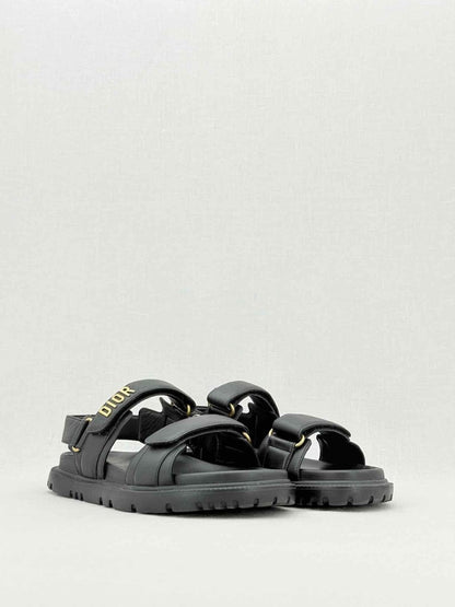 Pre - loved CHRISTIAN DIOR DiorAct Black Size EU 38.5 Sandals at Reems Closet