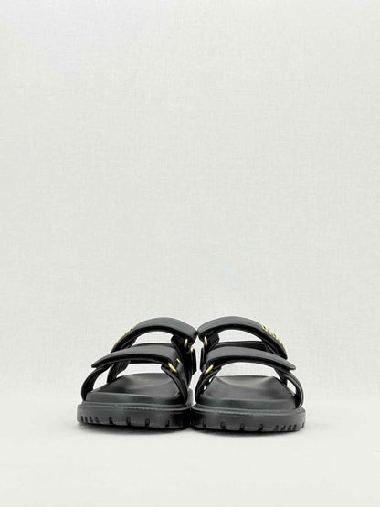 Pre - loved CHRISTIAN DIOR DiorAct Black Size EU 38.5 Sandals at Reems Closet