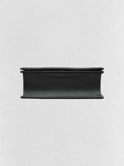 Pre - loved CHRISTIAN DIOR Diorama Black Shoulder Bag at Reems Closet