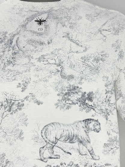 Pre - loved CHRISTIAN DIOR Diorodeo White Size Small T-shirt at Reems Closet