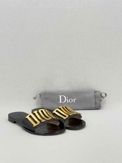 Pre - loved CHRISTIAN DIOR Evolution Black Size EU 36 Flats at Reems Closet