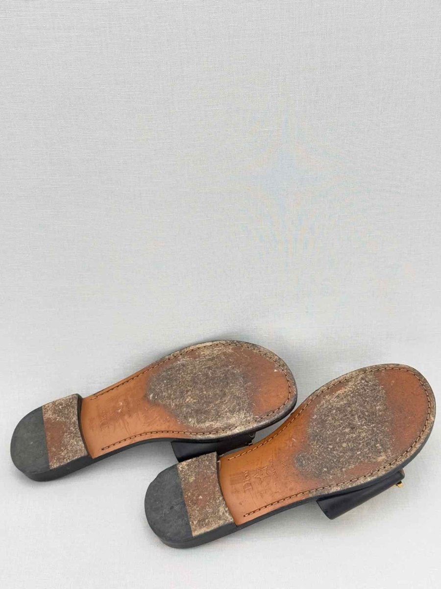 Pre - loved CHRISTIAN DIOR Evolution Black Size EU 36 Flats at Reems Closet