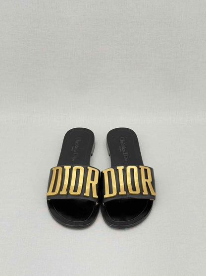 Pre - loved CHRISTIAN DIOR Evolution Black Size EU 36 Flats at Reems Closet