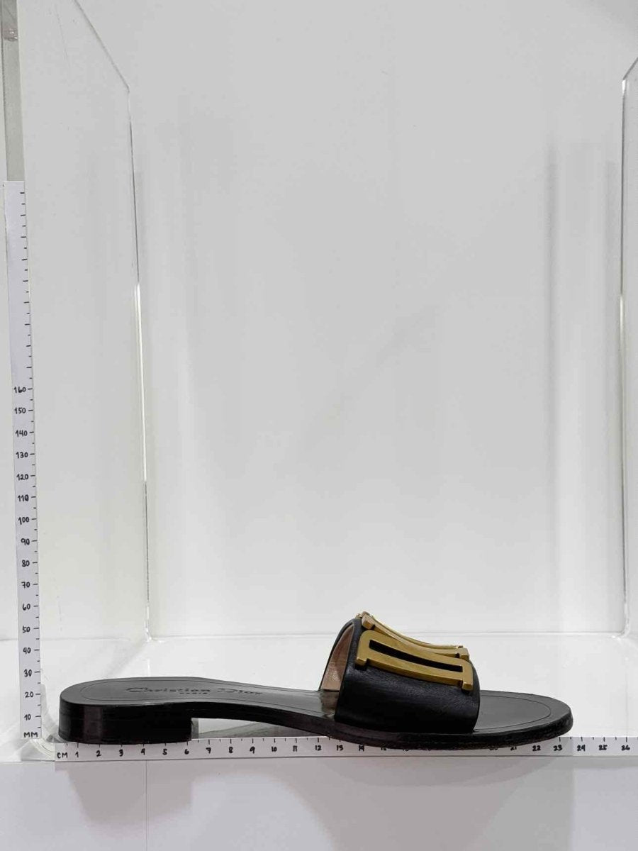 Pre - loved CHRISTIAN DIOR Evolution Black Size EU 36 Flats at Reems Closet