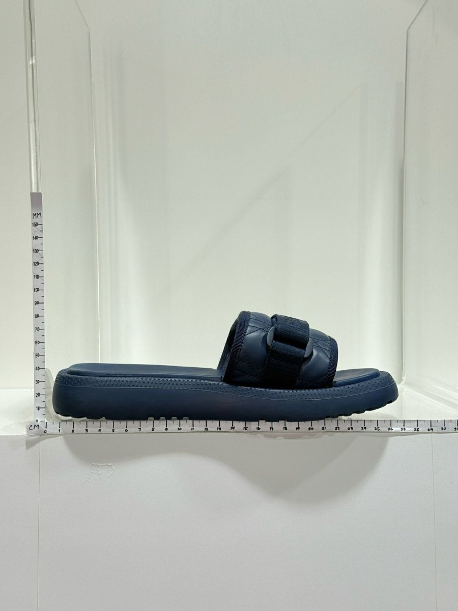 Pre - loved CHRISTIAN DIOR Evolution Blue Size EU 38 Slides at Reems Closet