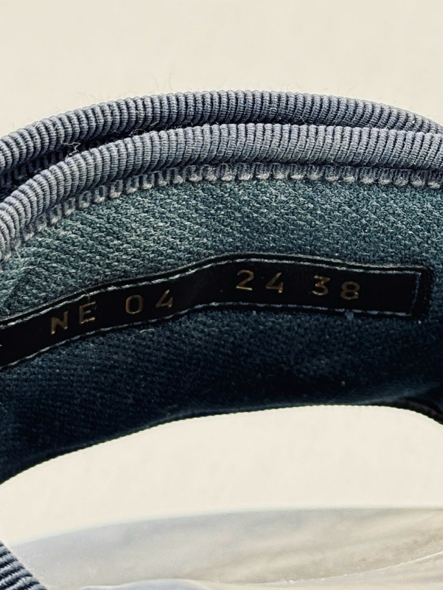 Pre - loved CHRISTIAN DIOR Evolution Blue Size EU 38 Slides at Reems Closet