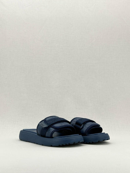 Pre - loved CHRISTIAN DIOR Evolution Blue Size EU 38 Slides at Reems Closet