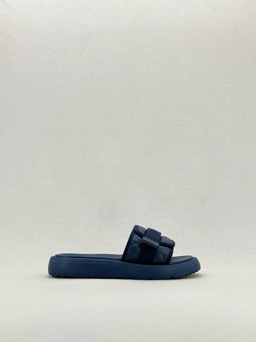 Pre - loved CHRISTIAN DIOR Evolution Blue Size EU 38 Slides at Reems Closet