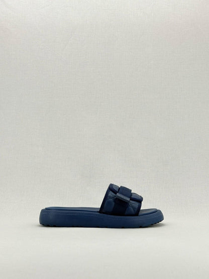 Pre - loved CHRISTIAN DIOR Evolution Blue Size EU 38 Slides at Reems Closet