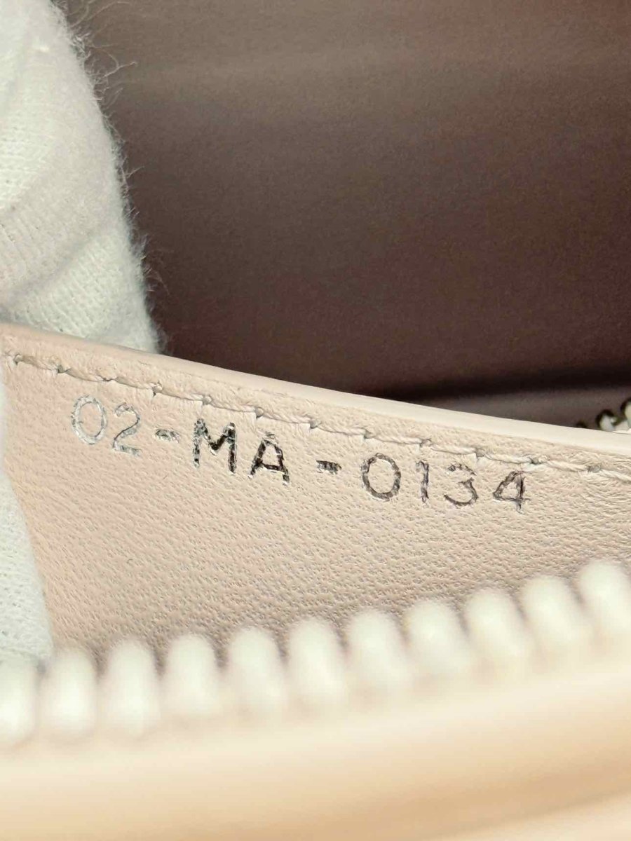 Pre - loved CHRISTIAN DIOR Lady Dior Green & Sliver Top Handle at Reems Closet