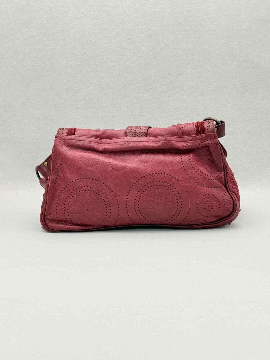 Pre-loved CHRISTIAN DIOR Limited Edition Burgundy Shoulder Bag at Reems Closet