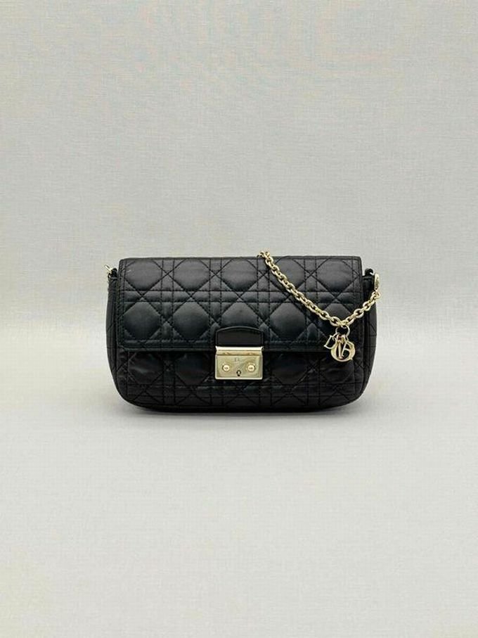 Pre-loved CHRISTIAN DIOR Miss Dior Promenade Black Crossbody at Reems Closet