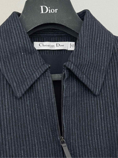 Pre - loved CHRISTIAN DIOR Navy Size US 4 Knee Length Dress at Reems Closet