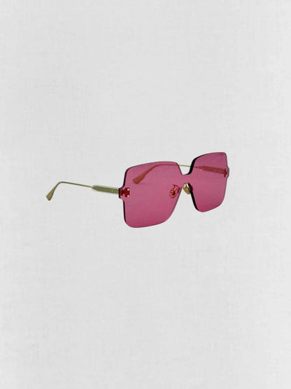 Pre - loved CHRISTIAN DIOR Pink Sunglasses at Reems Closet