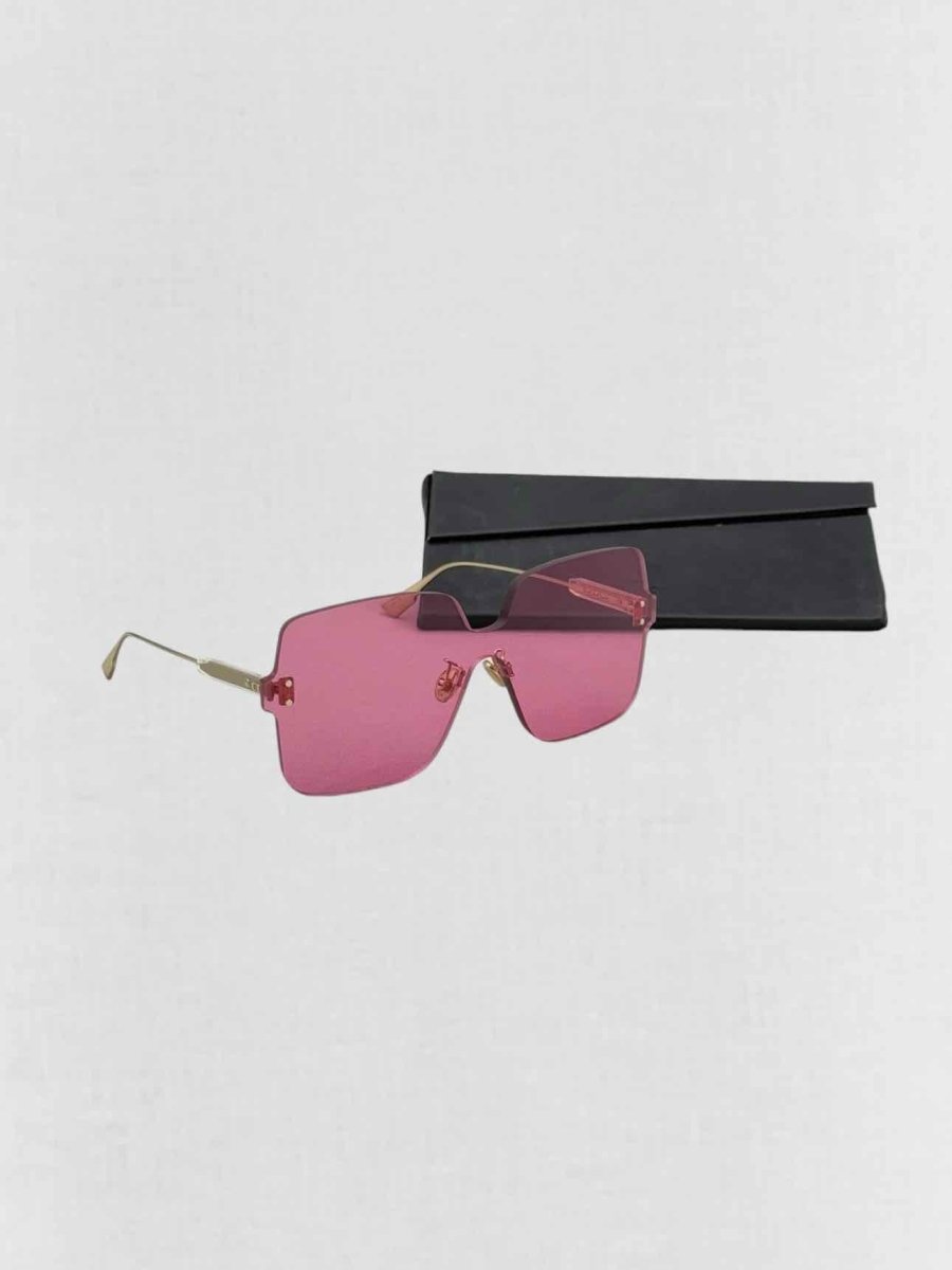 Pre - loved CHRISTIAN DIOR Pink Sunglasses at Reems Closet