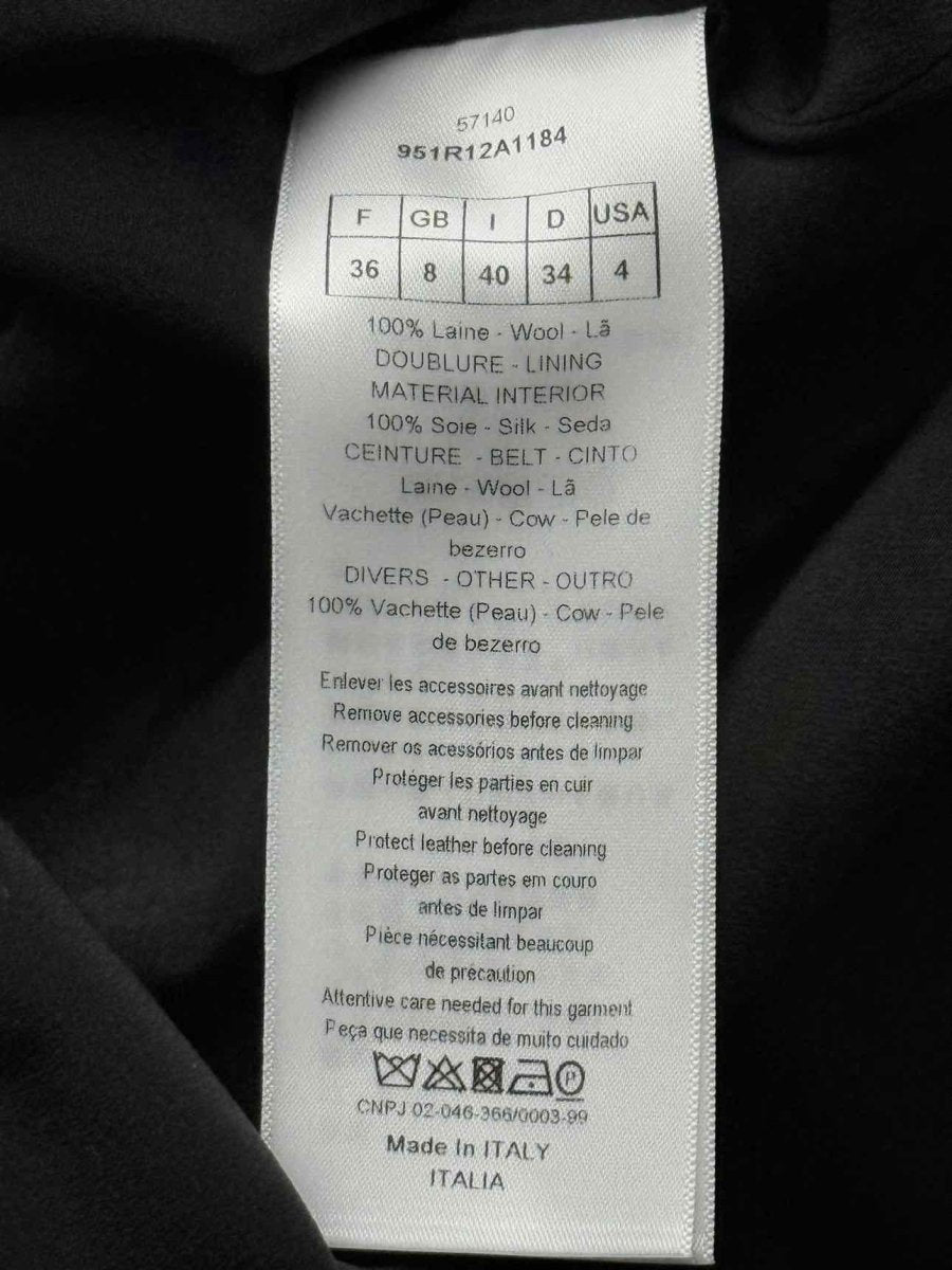 Pre - loved CHRISTIAN DIOR Red & Black Check Size US 4 Short Dress at Reems Closet