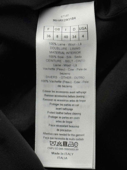 Pre - loved CHRISTIAN DIOR Red & Black Check Size US 4 Short Dress at Reems Closet