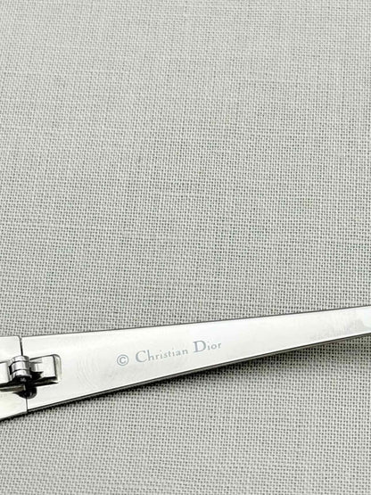 Pre-loved CHRISTIAN DIOR Silver Sunglasses at Reems Closet