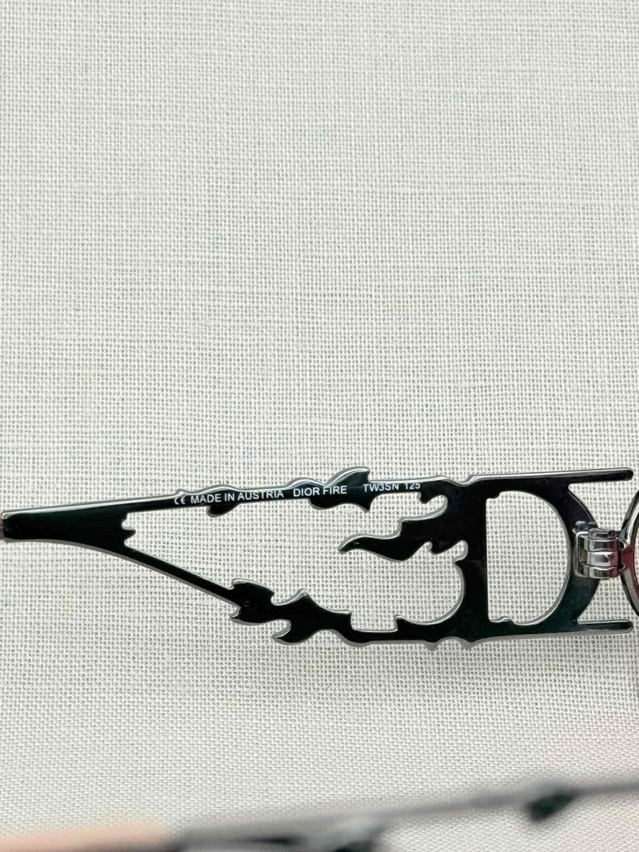 Pre-loved CHRISTIAN DIOR Silver Sunglasses at Reems Closet