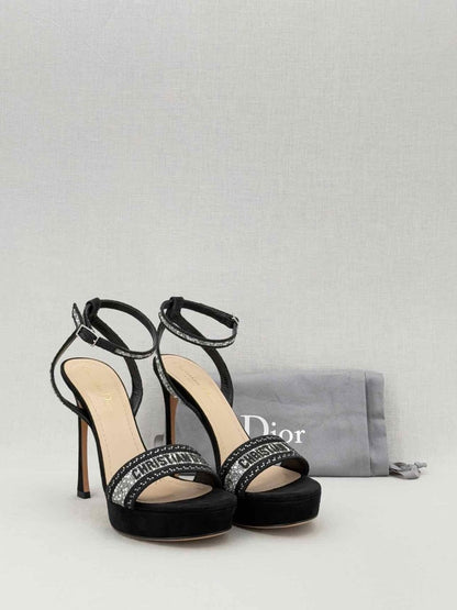 Pre - loved CHRISTIAN DIOR Size EU 37.5 Heeled Sandals at Reems Closet