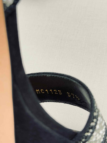 Pre - loved CHRISTIAN DIOR Size EU 37.5 Heeled Sandals at Reems Closet