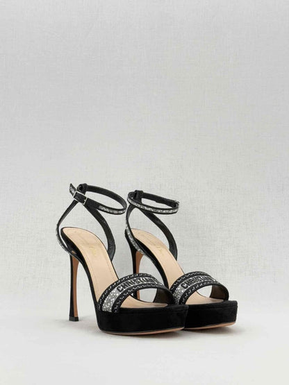 Pre - loved CHRISTIAN DIOR Size EU 37.5 Heeled Sandals at Reems Closet