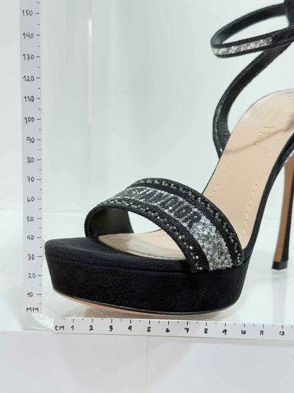 Pre - loved CHRISTIAN DIOR Size EU 37.5 Heeled Sandals at Reems Closet