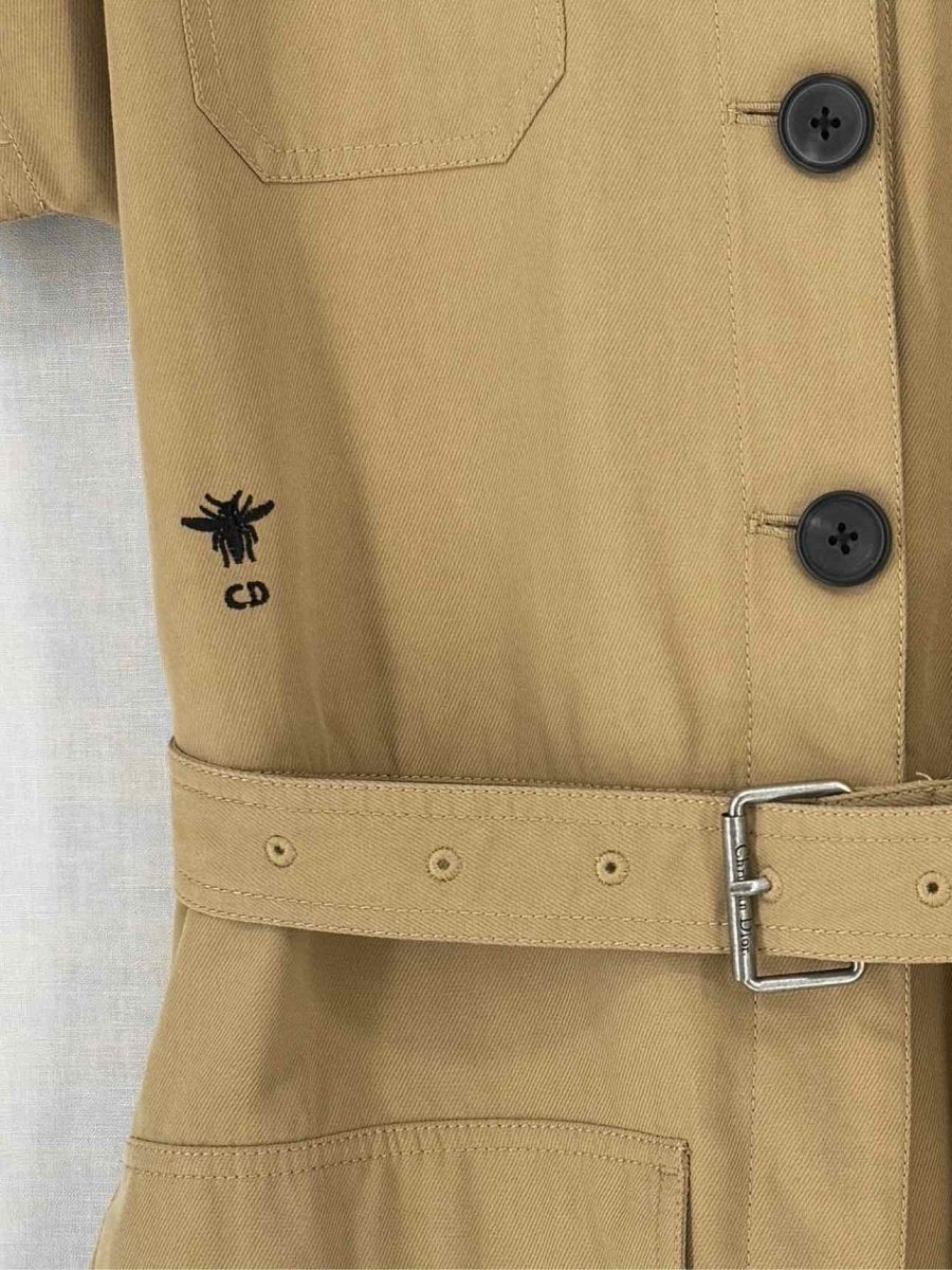 Pre - loved CHRISTIAN DIOR Tan Size US 6 Playsuit at Reems Closet