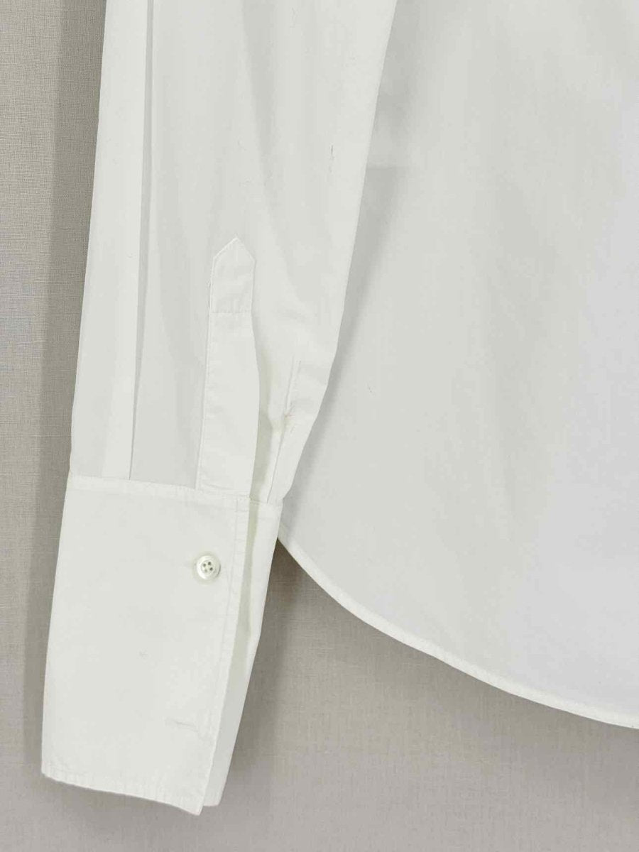 Pre-loved CHRISTIAN DIOR Tuxedo White Size US 4 Shirt at Reems Closet