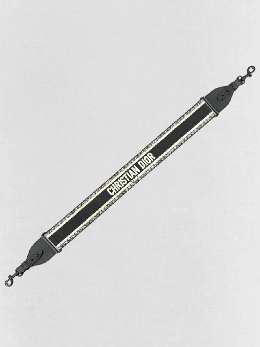 Pre - loved CHRISTIAN DIOR Ultra Matte Black Saddle Bag at Reems Closet