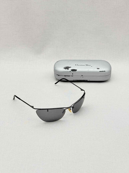 Pre-loved CHRISTIAN DIOR Vintage Black Sunglasses at Reems Closet
