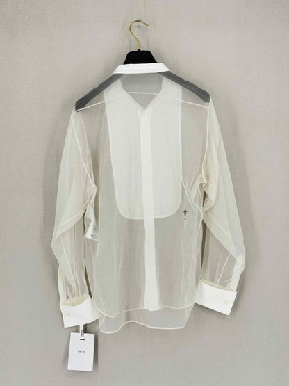 Pre - loved CHRISTIAN DIOR White Size US 2 Shirt at Reems Closet