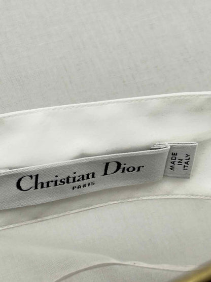 Pre - loved CHRISTIAN DIOR White Size US 2 Shirt at Reems Closet