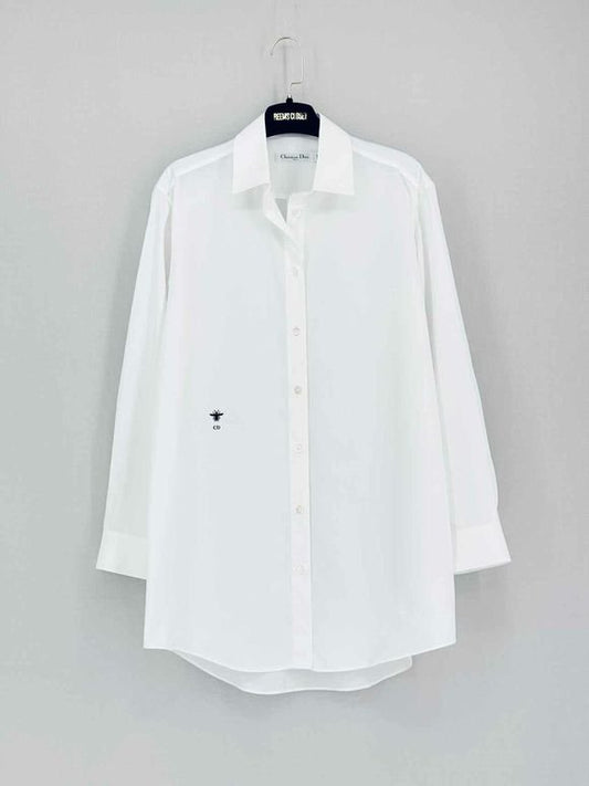 Pre-loved CHRISTIAN DIOR White Size US 6 Shirt at Reems Closet