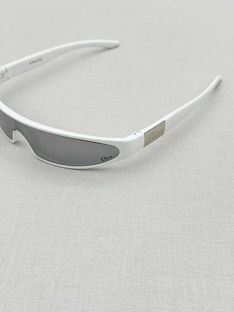 Pre-loved CHRISTIAN DIOR White Sunglasses at Reems Closet