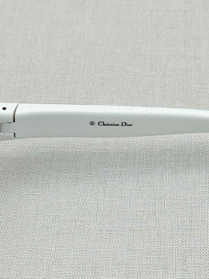 Pre-loved CHRISTIAN DIOR White Sunglasses at Reems Closet