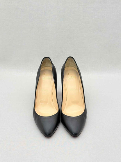 Pre-loved CHRISTIAN LOUBOUTIN Agneska Black Size EU 39.5 Pumps at Reems Closet